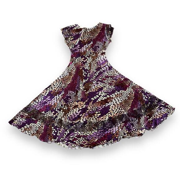 Komarov fit and flare crinkled polka dot wearable art dress - Picture 7 of 9